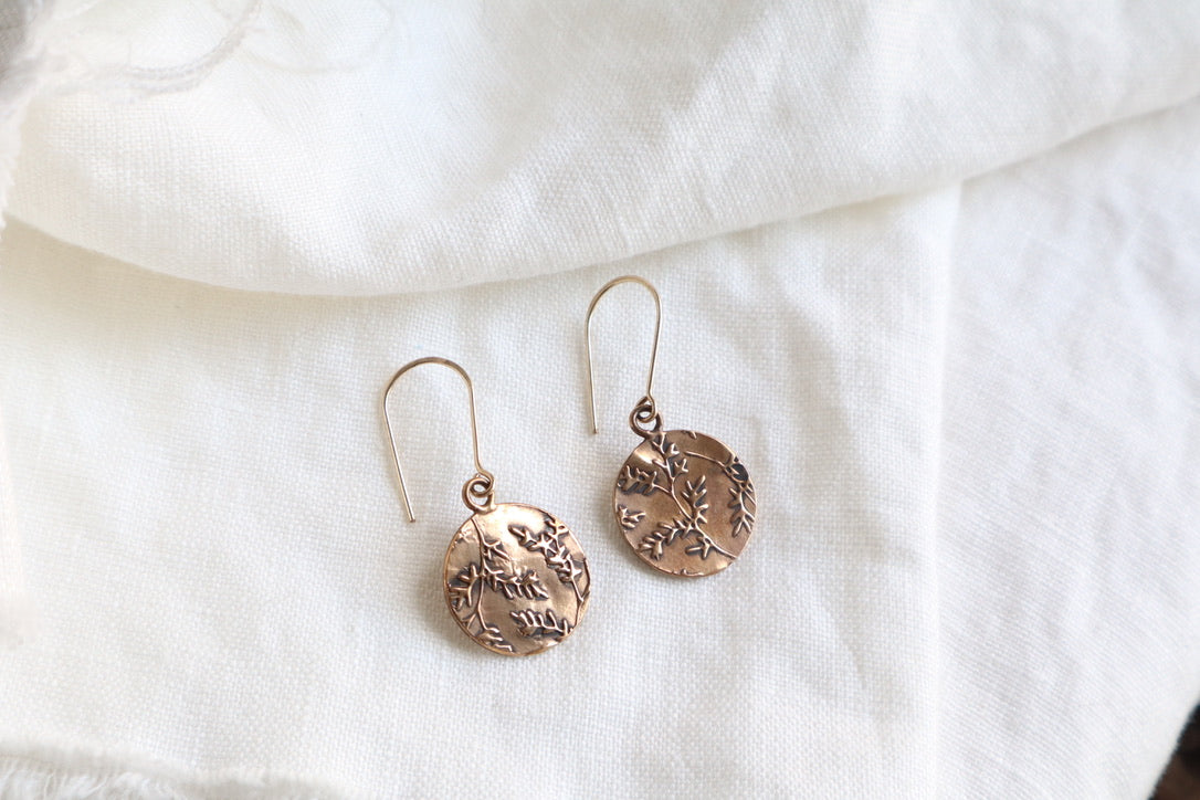 botanic coin drops - bronze