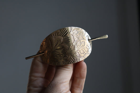 Folk hair slide