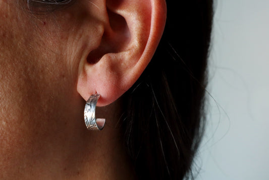 Haven Hoops ~ sterling silver~