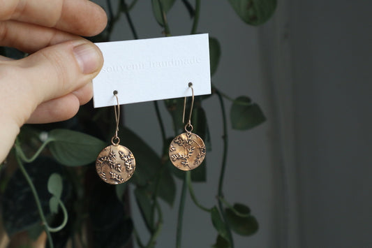 botanic coin drops - bronze