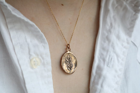 Wheat Talisman - bronze