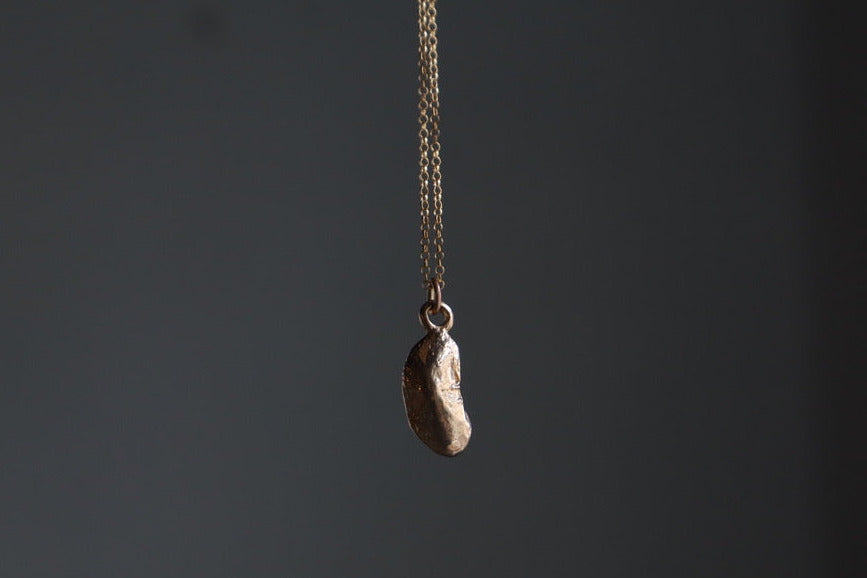 Lucky Bean Talisman - bronze