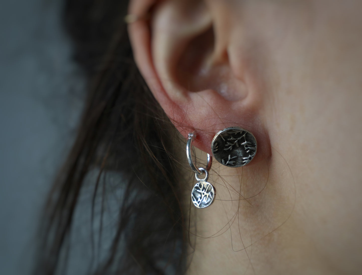 everyday hoops - small - sterling silver