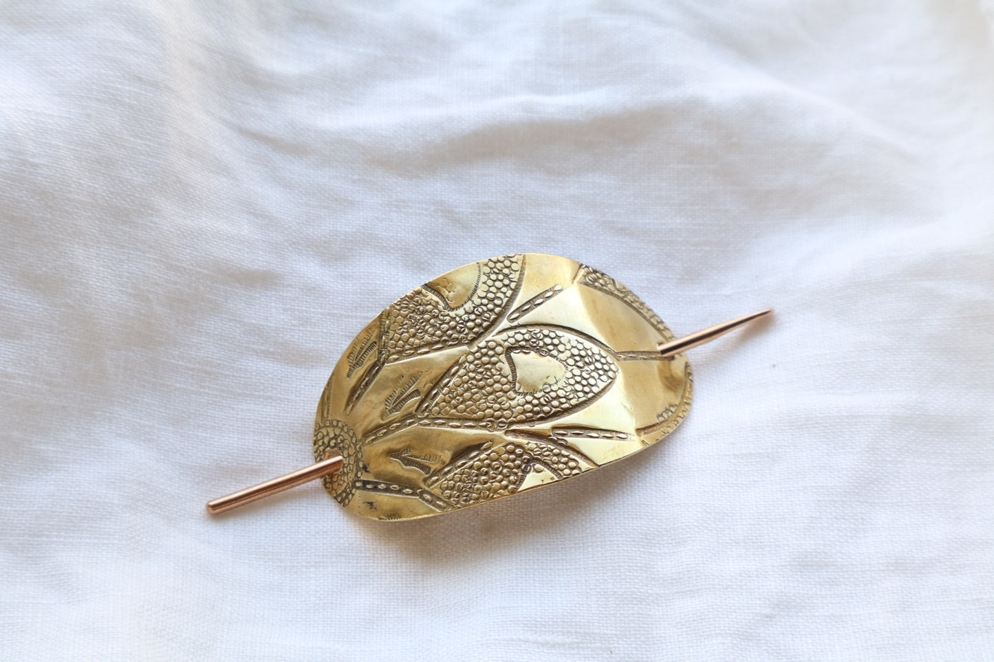 Folk hair slide