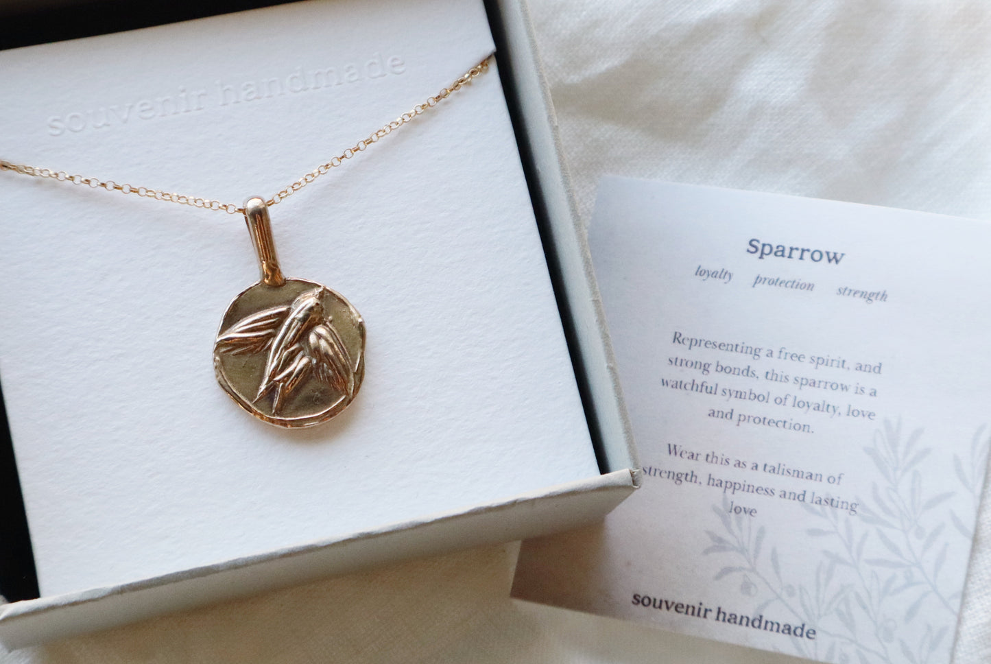 Sparrow Talisman - bronze