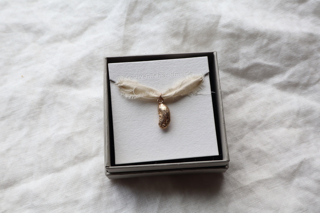 Lucky Bean Talisman - bronze