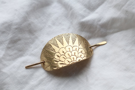 Folk hair slide