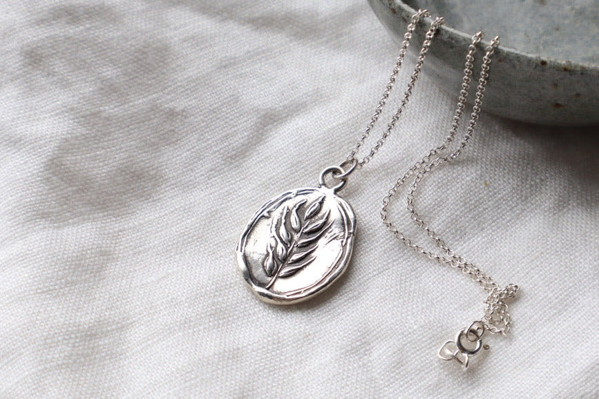 Wheat Talisman - Sterling silver