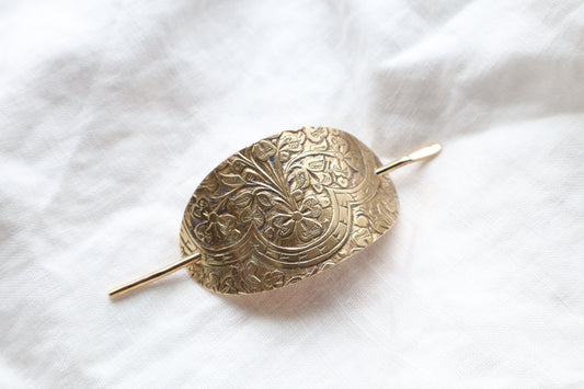 Folk hair slide