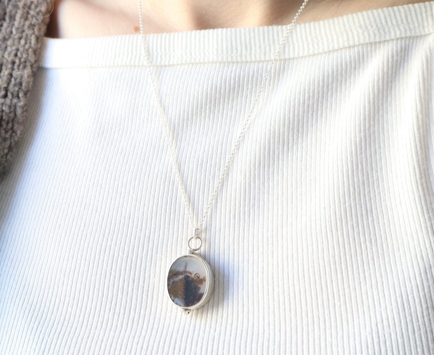 Petite Box Locket Necklace ~one of a kind~