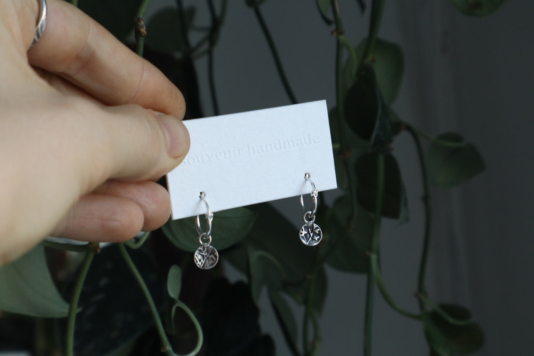 everyday hoops - small - sterling silver