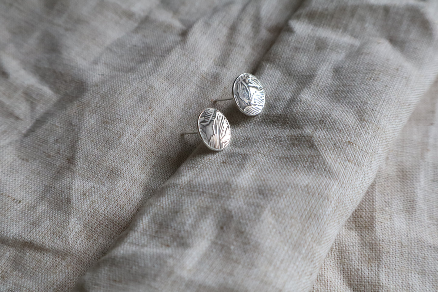 cove earrings ~sterling silver~