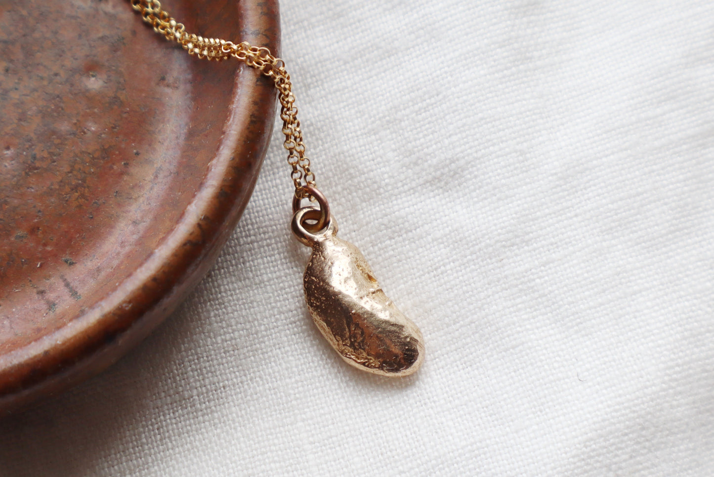 Lucky Bean Talisman - bronze
