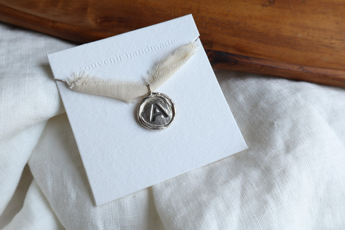 initial pendant ~sterling silver~