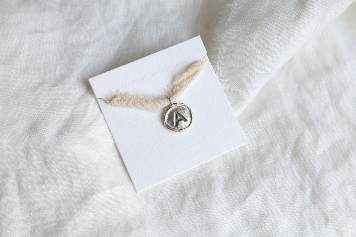 initial pendant ~sterling silver~