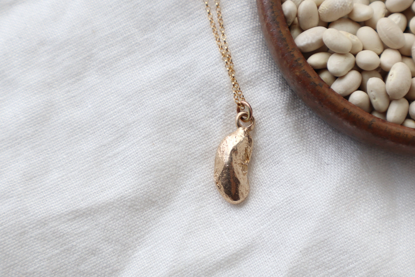 Lucky Bean Talisman - bronze