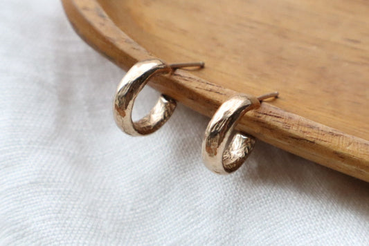 Jane earrings in bronze or sterling silver small