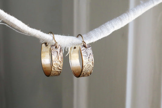 Nouveau hoops ~ bronze ~