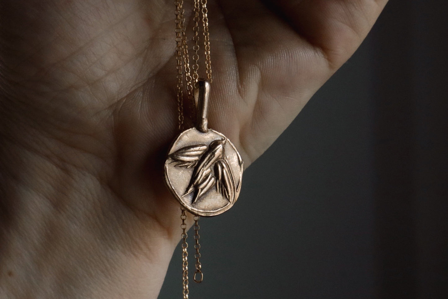 Sparrow Talisman - bronze