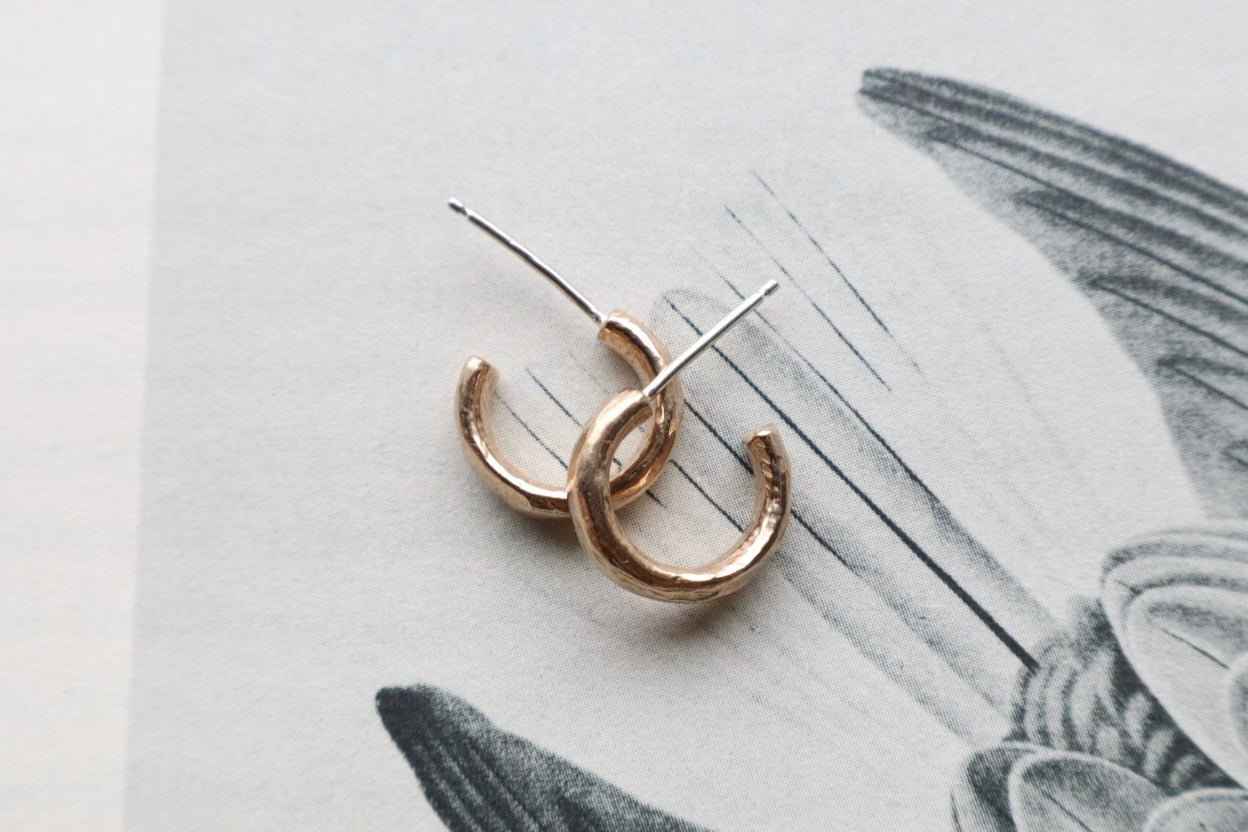 Jane earrings in bronze or sterling silver small