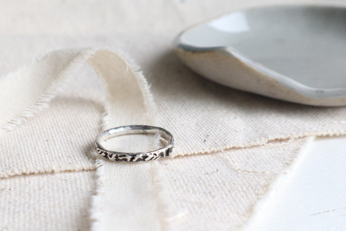 twiggy ring ~sterling silver~