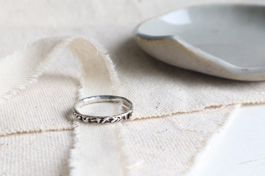twiggy ring ~sterling silver~