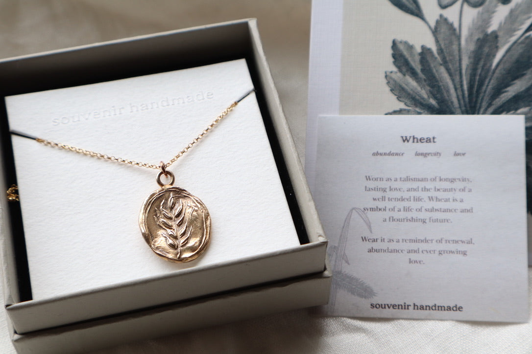 Wheat Talisman - bronze