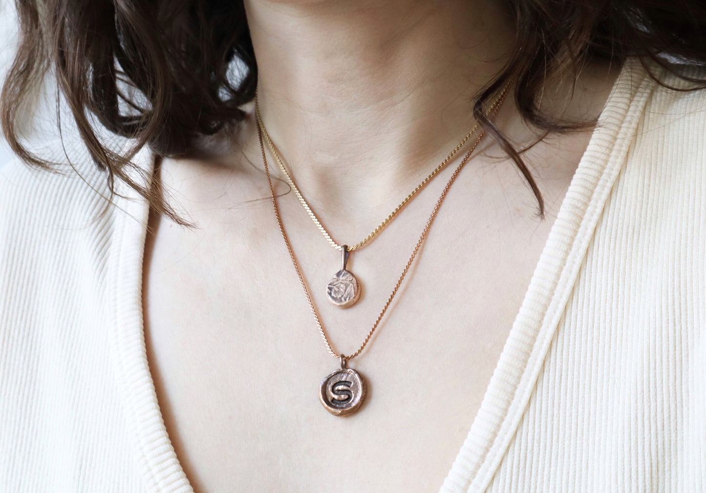 initial pendant ~bronze~