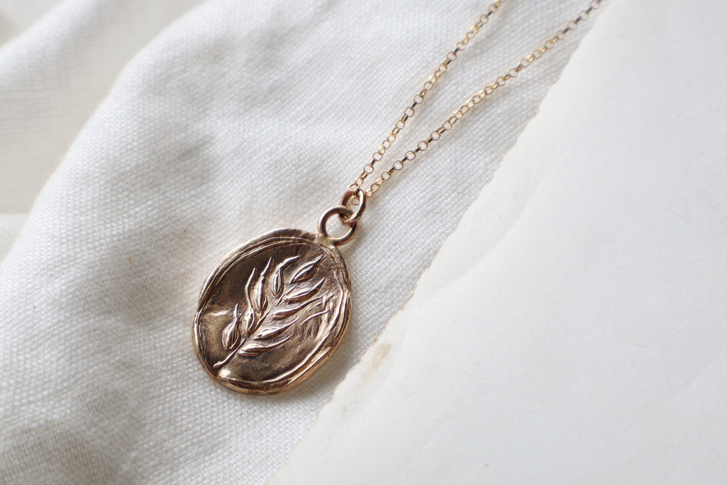 Wheat Talisman - bronze