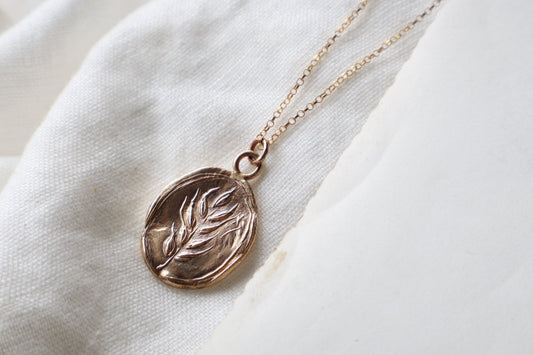 Wheat Talisman - bronze