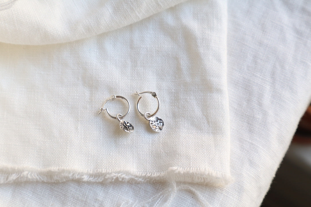 everyday hoops - small - sterling silver