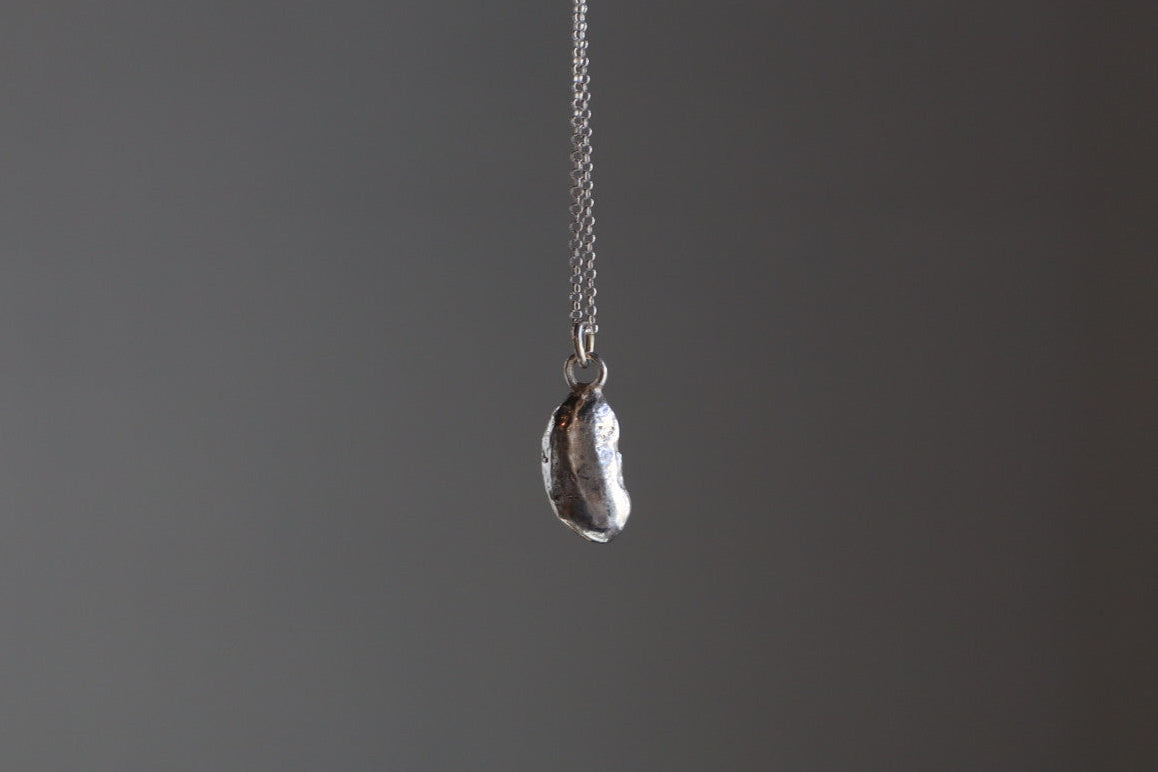 Lucky Bean Talisman - Sterling silver
