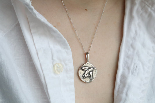 Sparrow Talisman - Sterling silver