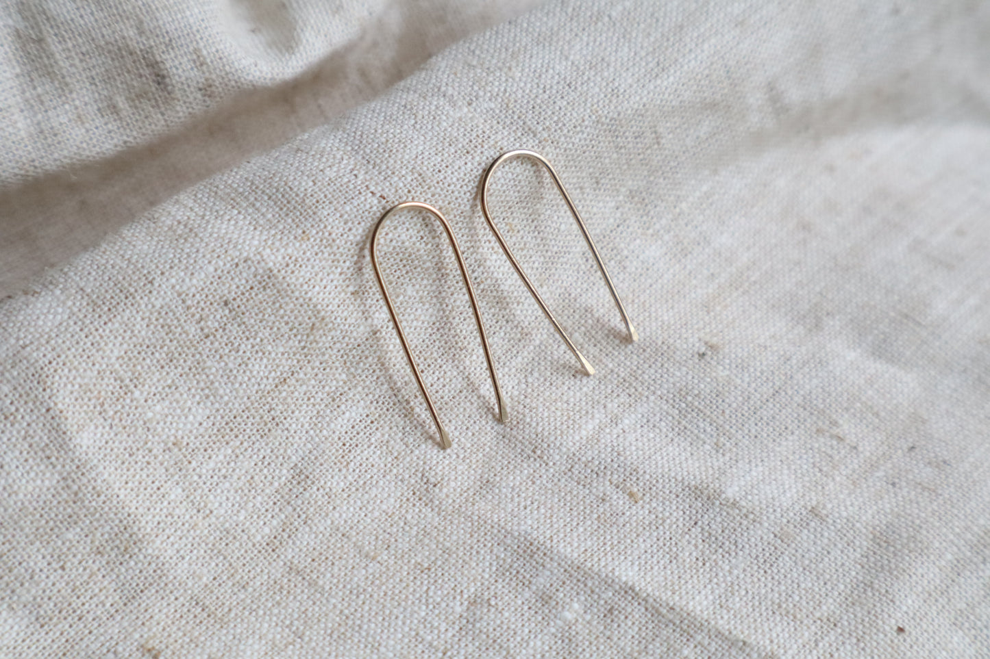 Good luck earrings - 14k gold filled or sterling silver
