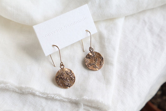 botanic coin drops - bronze
