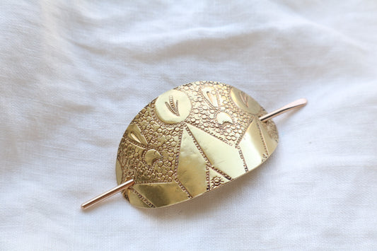 Folk hair slide