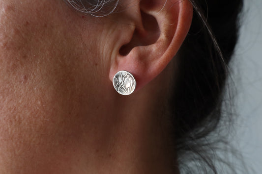 cove earrings ~sterling silver~