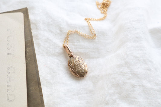 Vignette locket - bronze