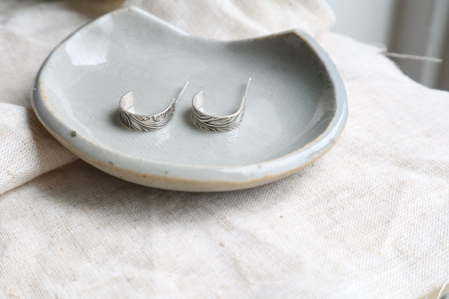 Haven Hoops ~ sterling silver~