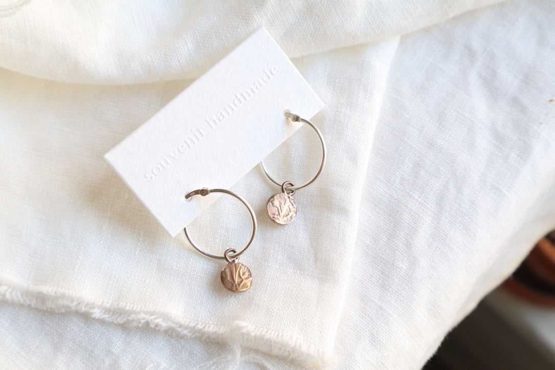 everyday hoops - large - bronze coin