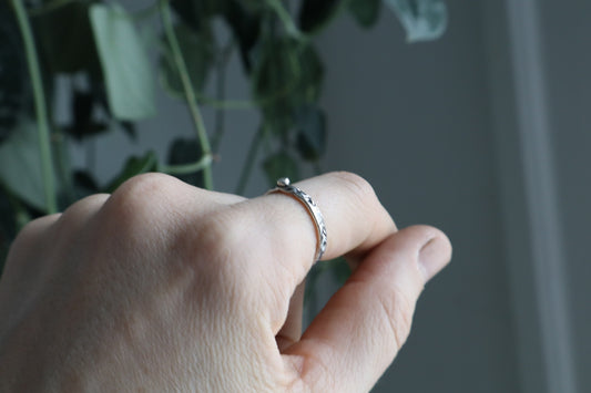 twiggy ring ~sterling silver~
