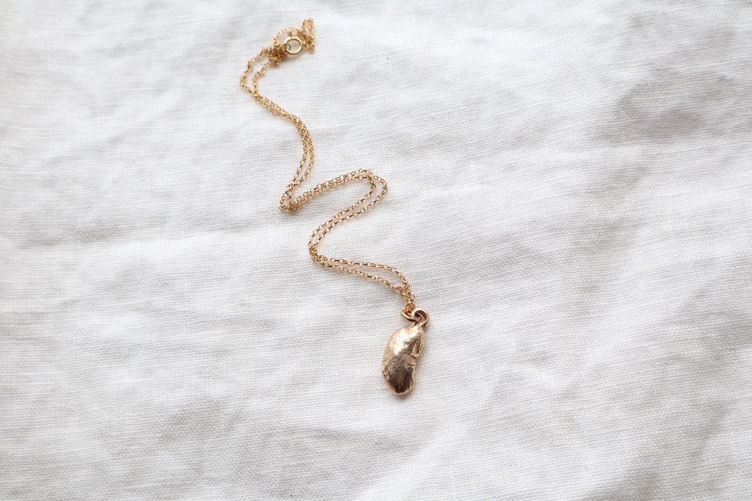 Lucky Bean Talisman - bronze