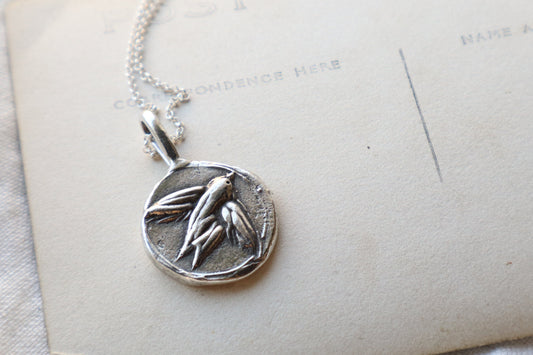 Sparrow Talisman - Sterling silver