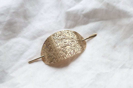 Folk hair slide