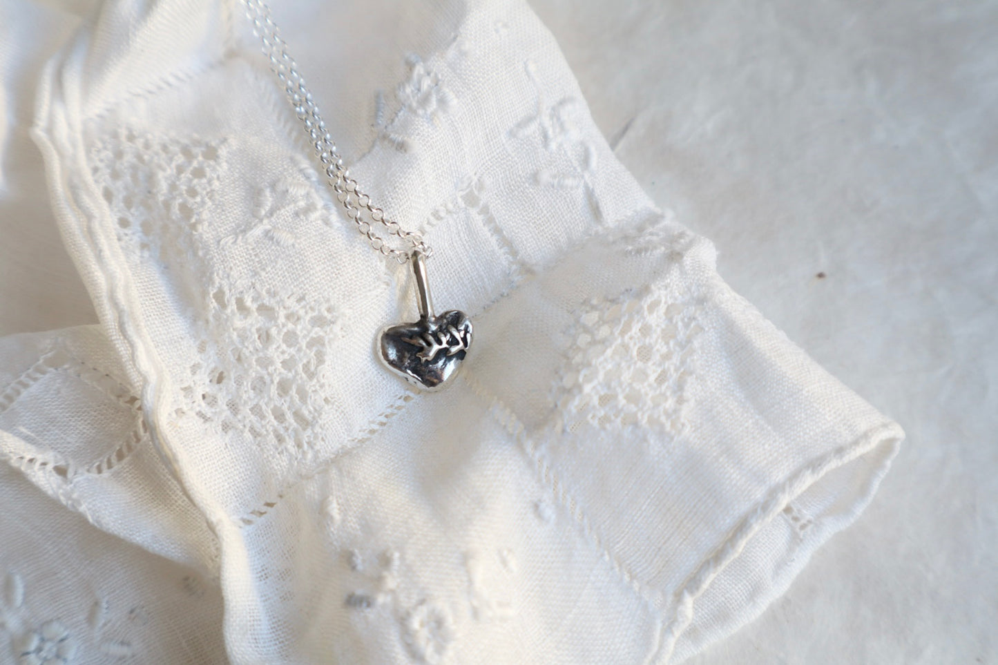 tenderheart pendant - sterling silver -limited edition!