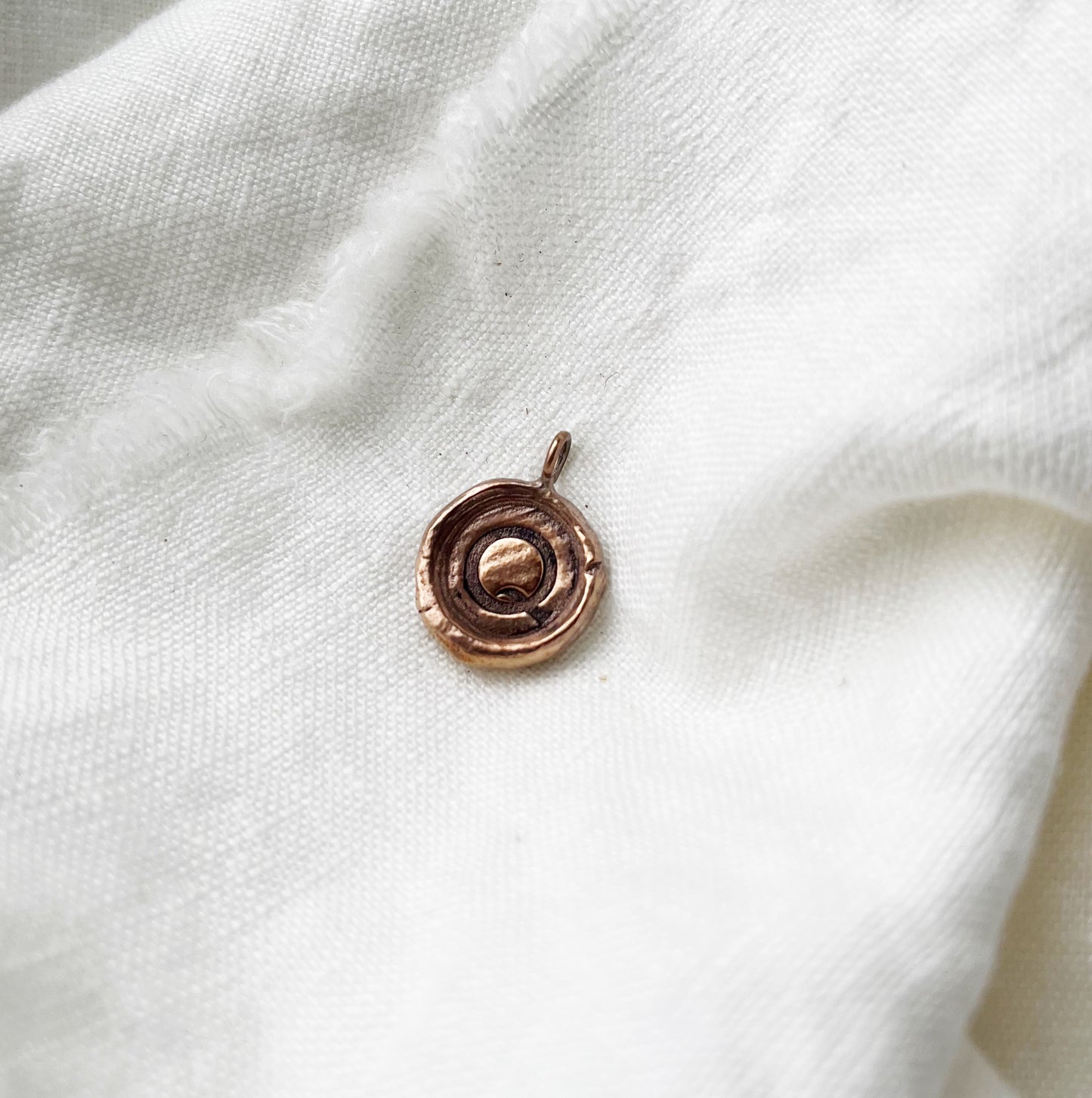 initial pendant ~bronze~